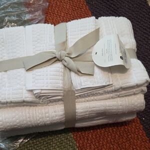 Threshold Towel Set White NEW